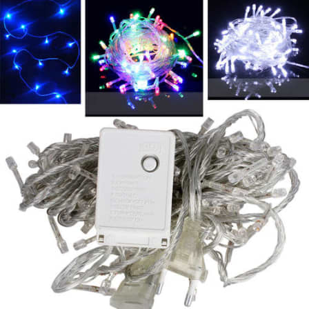 100LED Fairy Light String (10M) multi colours_0
