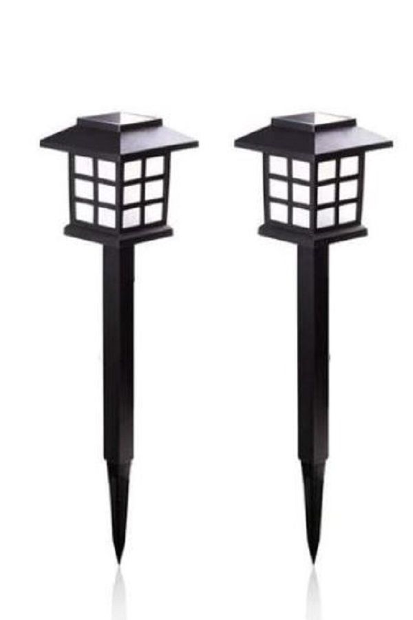 Solar Power Garden House Light 2 Pack_0