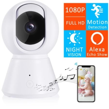 1080P HD Wifi Security Camera Wireless IP Camera Smart Home Camera_0