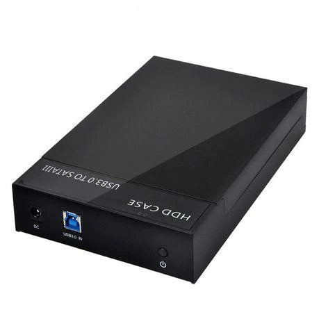 USB 3.0 3.5 Inch SATA Hard Drive Enclosure - Black_0