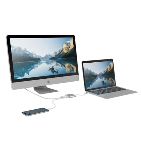 3.1 USB-C Type-C to HDMI Digital AV OTG Adapter - Silver_0