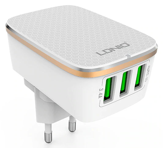 Adaptive Fast Charging Travel USB Charger & Type-C Cable_0