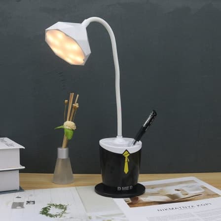 Multi-functional LED desk lamp - Black_0