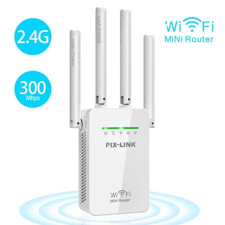 Modern Wi-Fi Router Repeater Signal Extender - White_0